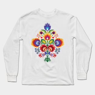 Folk composition 002 Long Sleeve T-Shirt